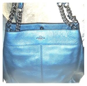 Coach 3 way opening purse
